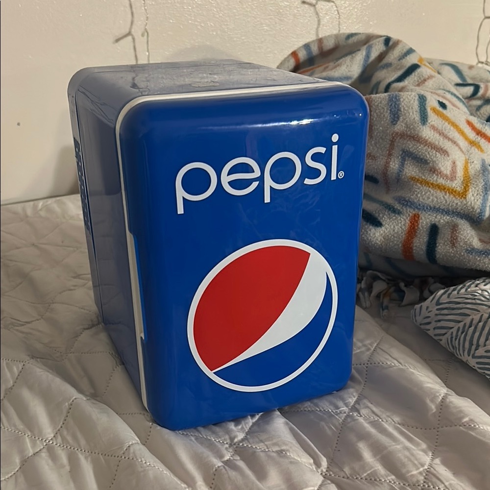 Pepsi Mini Fridge in Blue and Red